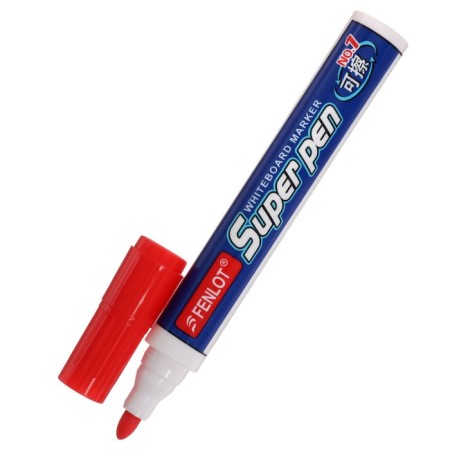 Marker for magnetic marker board, circle, 2.8 mm, red-6