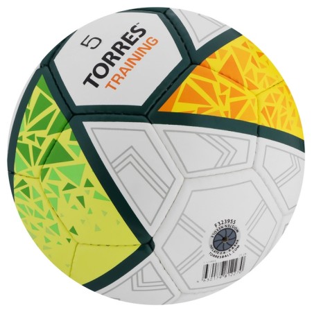Ball football Torres Training, PU, ​​manual stitching, 32 panels, p. 5-2
