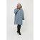 Female coat, size 66, blue color