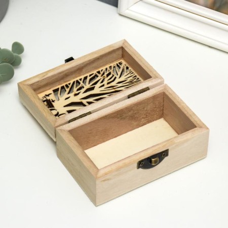 Casket wood for painting to love 6x10x5 cm-1