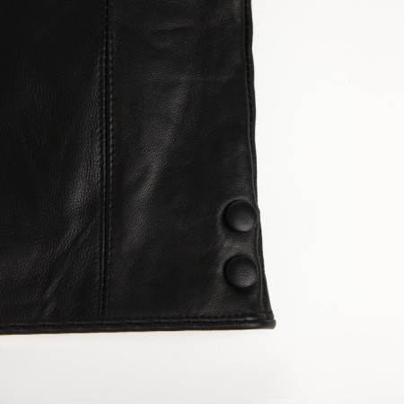 Female gloves, size XL, with insulation, black color-2