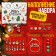 Set for creating bracelets "Advent Calendar" New Year, 24 items, red-green in gold