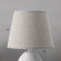 Hand lamp with lampshade Risalux "Arizona", 1 × 40 W, E27, Gray, 20 × 20 × 32 cm