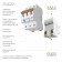 Aircraft switch 3P 25 A C 4.5 KA W903P254