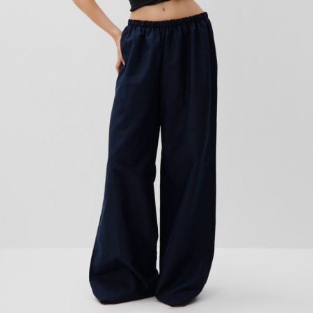 Women's pants minku: minku: safari blue color, size 48