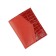 Wallet, button, 6 pockets, 1 section for trifles, n/k scarlet fleet/red crocodile