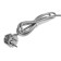 Electric towel Zein PE-06 "Rib", 500x800 mm, d = 25, chrome
