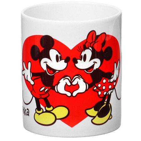 Set of paired mugs, 320 ml "My half", Mickey and friends-3