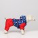 Zimovye jumpsuit for animals "Skier", S (DS 20-22, Osh 24-26, OG 32-34 cm), Mix