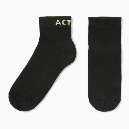 Male socks, black color, size 25-27