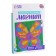 Diamond mosaic on a magnet with a complete filling for children "Butterfly", 10 x 10 cm