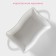 Baking a foam -resistant ceramic of the Dolyan “Rectangle. Menno ", 17 × 9 × 5.5 cm, white color