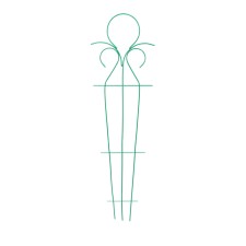 Shpalera, 175 × 55 × 1 cm, metal, green, 