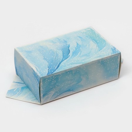 New Year. Gift box - New Year's Folding Candy "Snow Maiden", 14 x 22 x 8 cm.-1