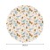 The tablecloth “Flogging butterflies”, round, Saten, D = 150 cm