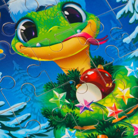 Puzzle Magnetic Wooden "Snake"-4