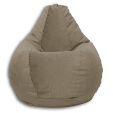 The pear-pear chair is positive Real a, size xxxl, diameter 110 cm, height 145 cm, velor, beige color