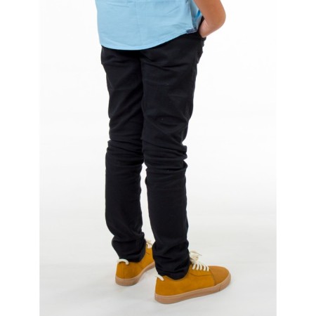 Pants for ISee boys, height 134-140 cm, black color-2