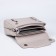 Magnet bag bag, external pocket, long belt, beige color