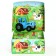 Folding gift box with 3D, blue tractor, 15x15x7 cm