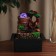 Fountain "Waterfall from barrels under the tree" 28x23 cm (with backlight)