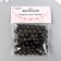 Set of beads "needlework" plastic, diameter 10 mm, 25 g, black