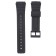 Watch strap, 22 mm, silicone, L-22 cm, black