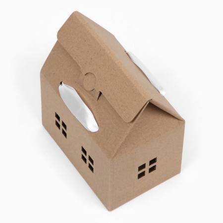 Folding box "House, brown", 15 x 18 x 10 cm-4