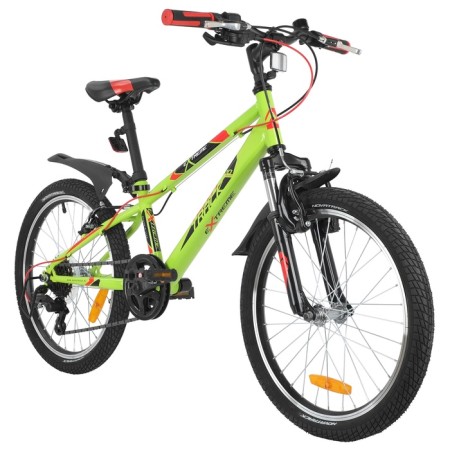Bicycle 20 "Novatrack Extreme, green color-5