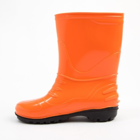 Rubber boots baby, orange color+black, size 32-1