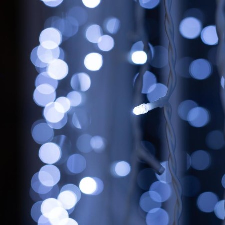 Garland "Curtain" 2 × 6 m, IP44, UMS, white thread, 1440 LED, white glow, 220 V-2