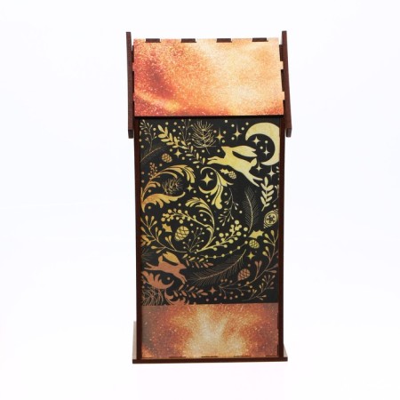 Tea house "Golden Dragon" 19.2 x 8.6 cm.-3