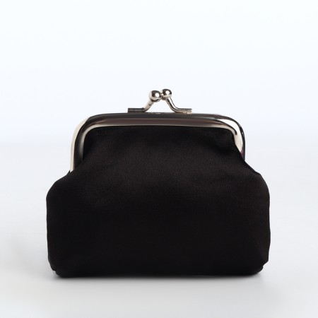Women's wallet on the farmar, black color-1