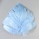 A set of feathers of the goose 13-18 cm, 20 pcs, light blue