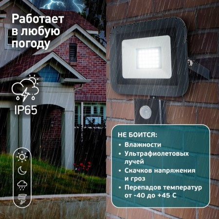 Feetor LED street era LPR-041-2-65K-030 30W, 6500K 2400LM, IP65, with a motion sensor-9
