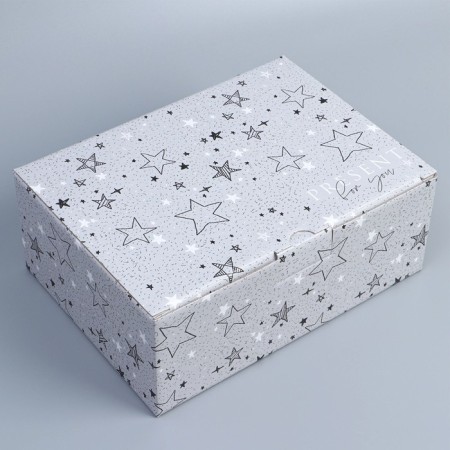 Box Gift team, packaging, “stars”, 26 x 19 x 10 cm-2