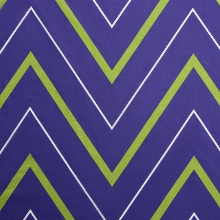 Gum sheet Ethel "Green-blue zigzags" 160*200*25, Poplin, 125g/m2-1
