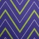 Gum sheet Ethel "Green-blue zigzags" 160*200*25, Poplin, 125g/m2