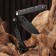 Bow Know "Master K", blade 7.3cm, black, hilt of scales with stripes of 8.5cm,