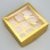 Folding box for 9 cupcakes with a “Happy New Year” window, 25 x 25 x 10 cm, New Year