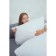 The pillow is high, size 50x70 cm, color mix