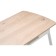 Wooden Revari table Metal, Eureka/White 60x90x76 cm
