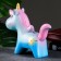 Piggy bank "Unicorn" marine sunset, 21x19cm