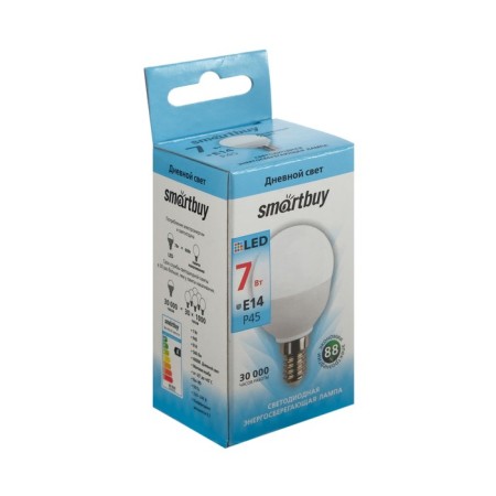 Smartbuy, E14, P45, 7 W, 4000 K, daylight white light lamp-2
