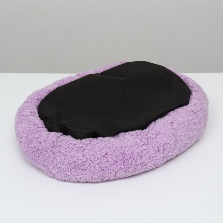 Lynchik for dogs and cats "Comfort", soft fur, 45 x 35 x 11 cm, purple-6