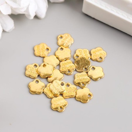 Handmade suspension color gold 8 mm-2