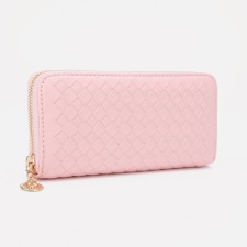 Women's wallet with lightning, pink color