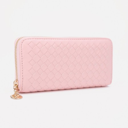 Women's wallet with lightning, pink color