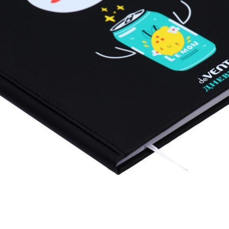 Universal diary for grade 1-11 Pinguin, solid cover, artificial leather, silk-screen printing, lies, 80 g/m2-2