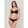 Women's bracket PEONY, size 85C, black color